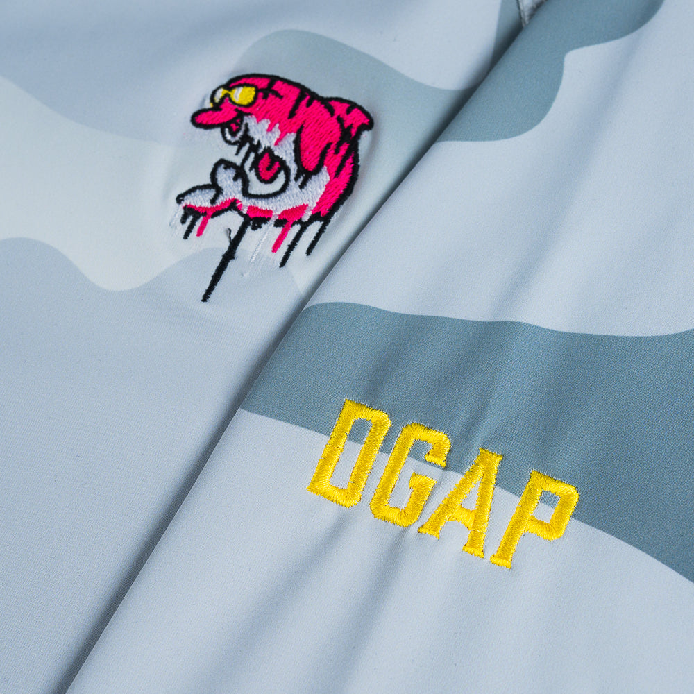 G/FORE GRADIENT CAMO DRIPPING FLIPPER 1/4 ZIP PULLOVER