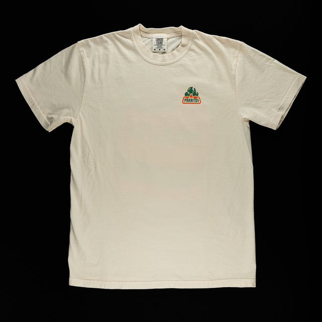 PARRITOS KHAKI COTTON T-SHIRT