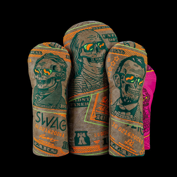 SKELETON ALMIGHTY DOLLAR WOOD COVER SET