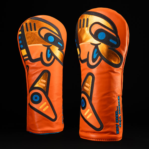 ROBO FLIPPER REAL LEATHER DRIVER ORANGE