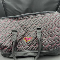 DGAP QUILTED LEATHER DUFFEL BAG