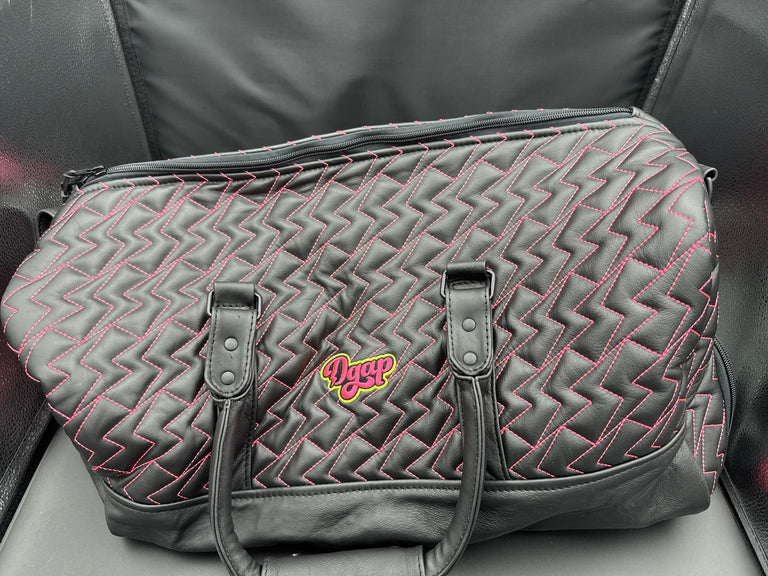 DGAP QUILTED LEATHER DUFFEL BAG