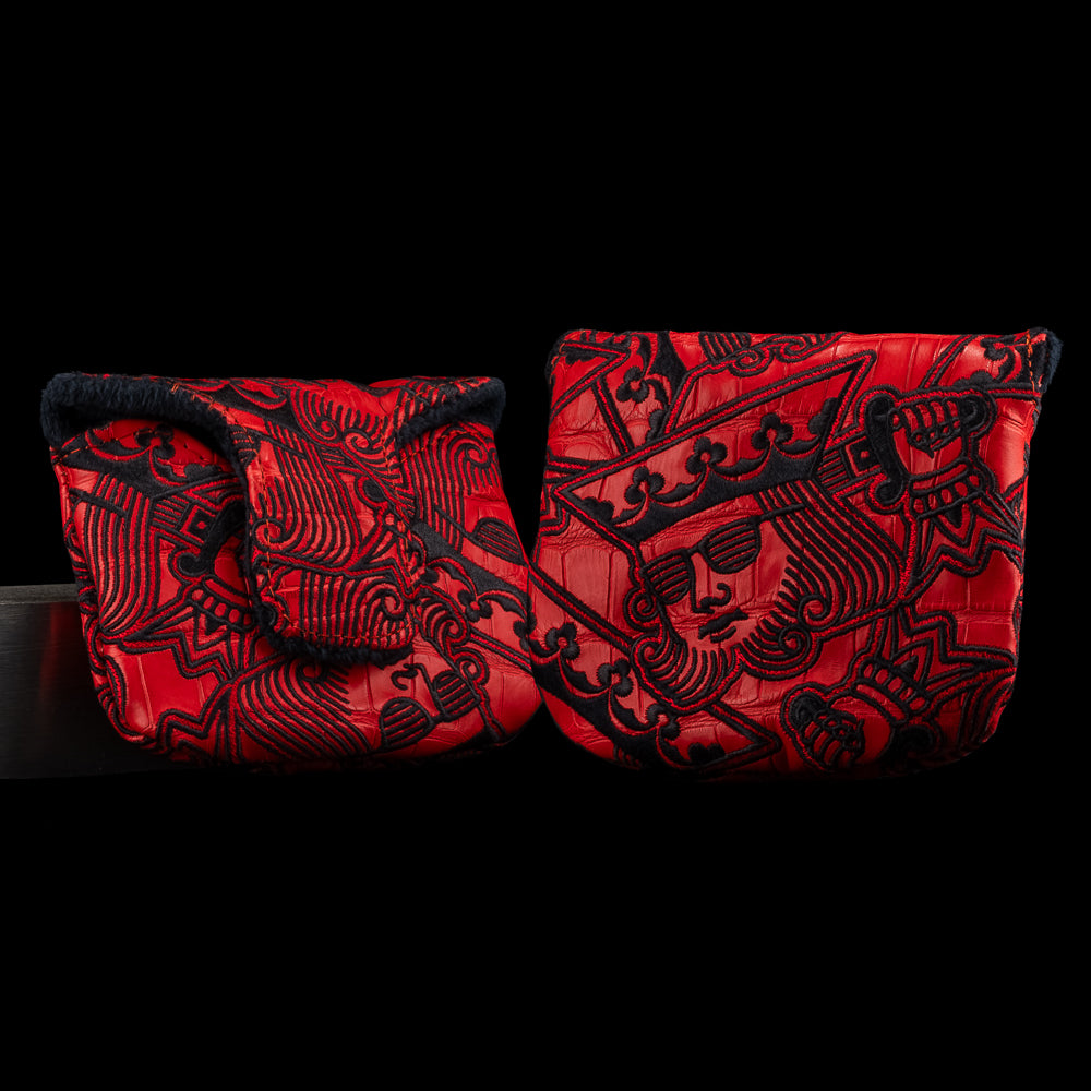 REAL EXOTIC STACKED SUICIDE KING MALLET COVER