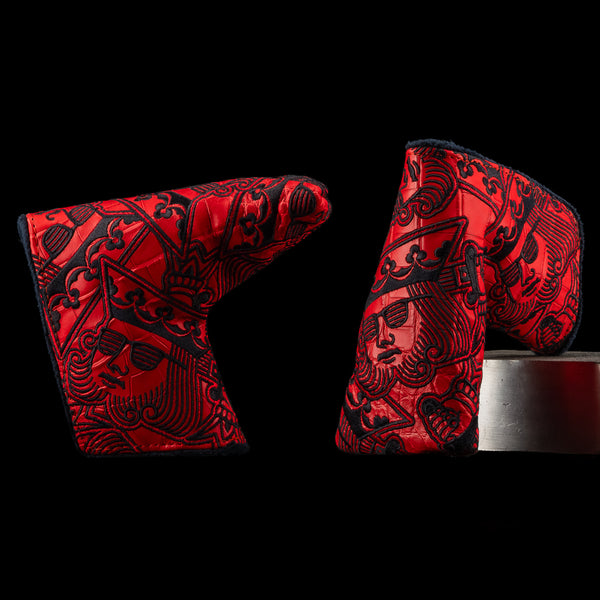 REAL EXOTIC STACKED SUICIDE KING BLADE COVER
