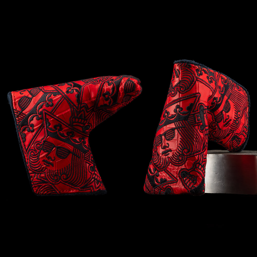 REAL EXOTIC STACKED SUICIDE KING BLADE COVER