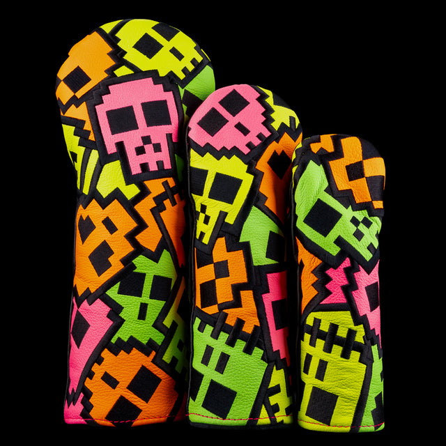8 BIT FORE-GOTTON SKULLS 3PC SET