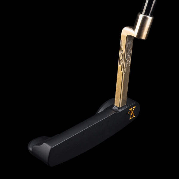 KING OF HEARTS HANDSOME ONE LONG NECK BLACK PUTTER