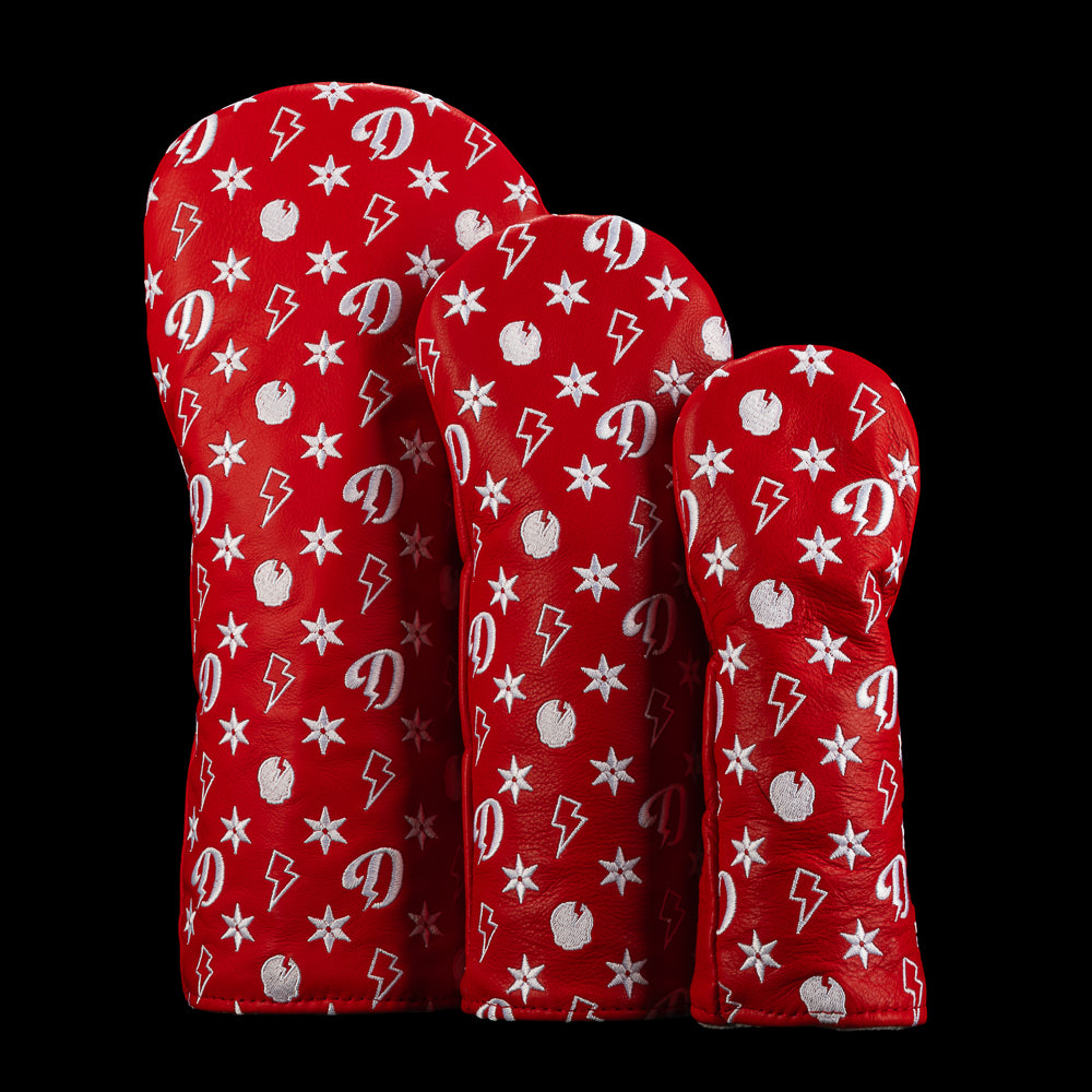 REAL DGAP MONOGRAM 3PC SET RED