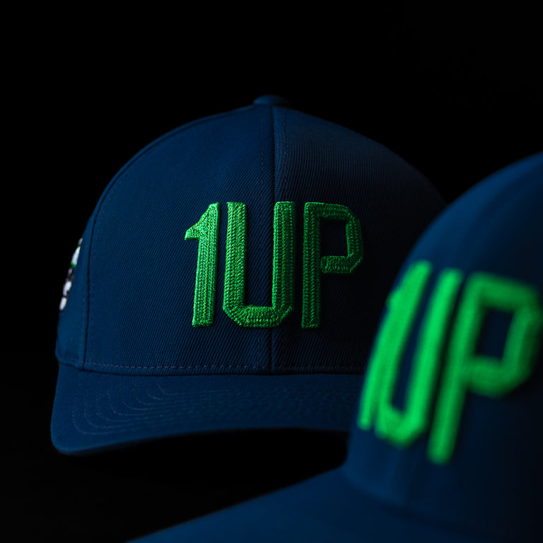 1UP G/FORE FLEX FIT 110 NEON GREEN HAT