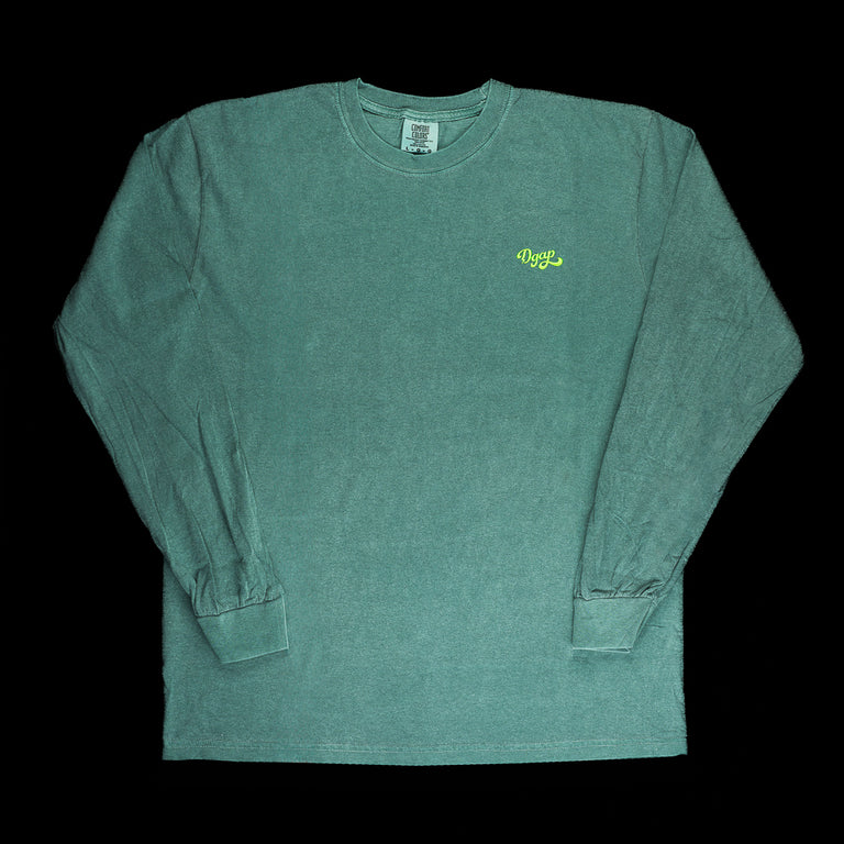 DGAP SCRIPT GREEN LONG SLEEVE TSHIRT