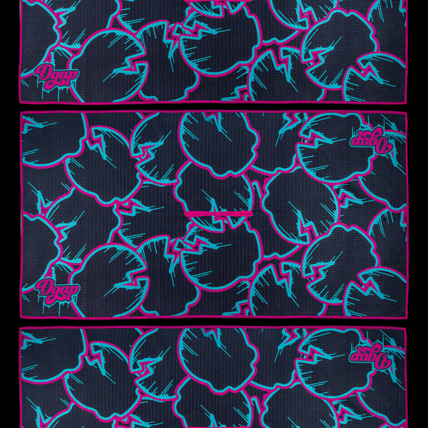 STACKED DGAP DRIPPING SKULL TOWEL