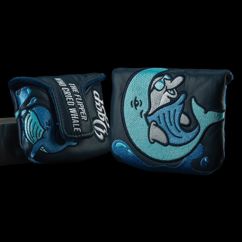 REAL FLIPPER WHO CRIED WHALE BLUE MALLET