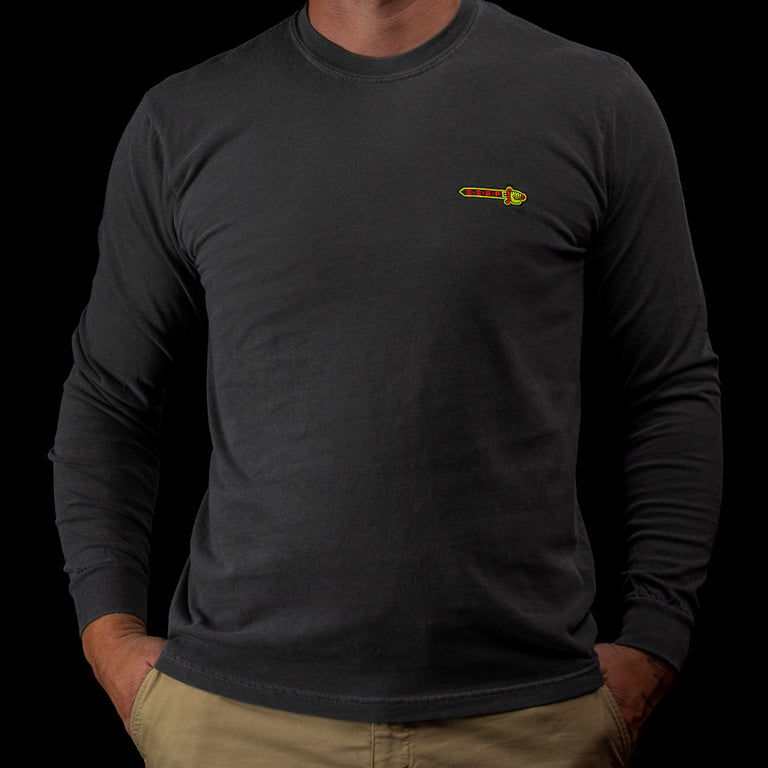 THE KINGS SWORD BLACK LONG SLEEVE TSHIRT