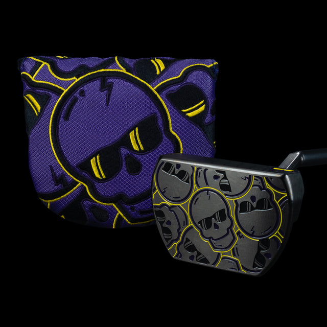 STACKED SKULLS GRAPHITE PVD BOSS PUTTER