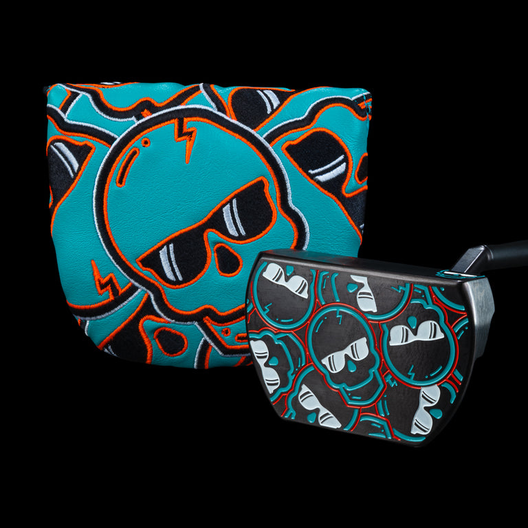 STACKED SKULLS ORB PVD BOSS PUTTER