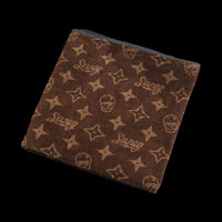 SWAG BROWN MONOGRAM SKULL TOWEL