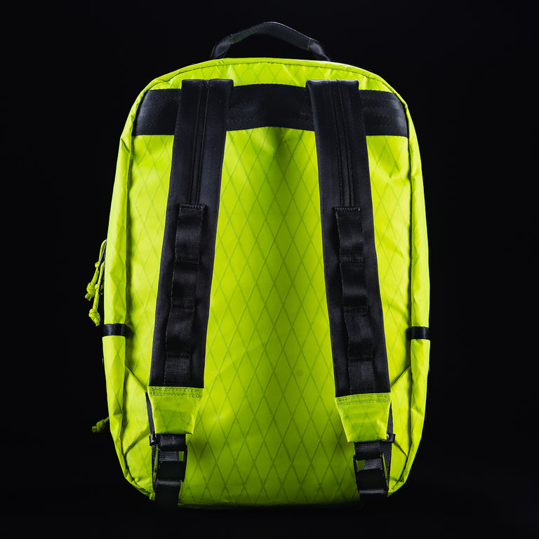 SWAG X DEFY THE BUCKTOWN BACKPACK NEON YELLOW X-PAC