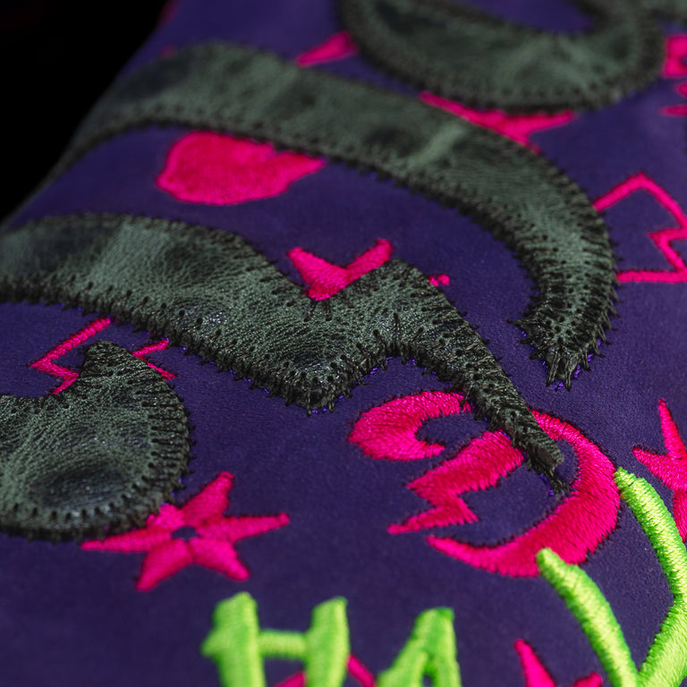 Real Defaced DGAP Skulls Purple 2pc set