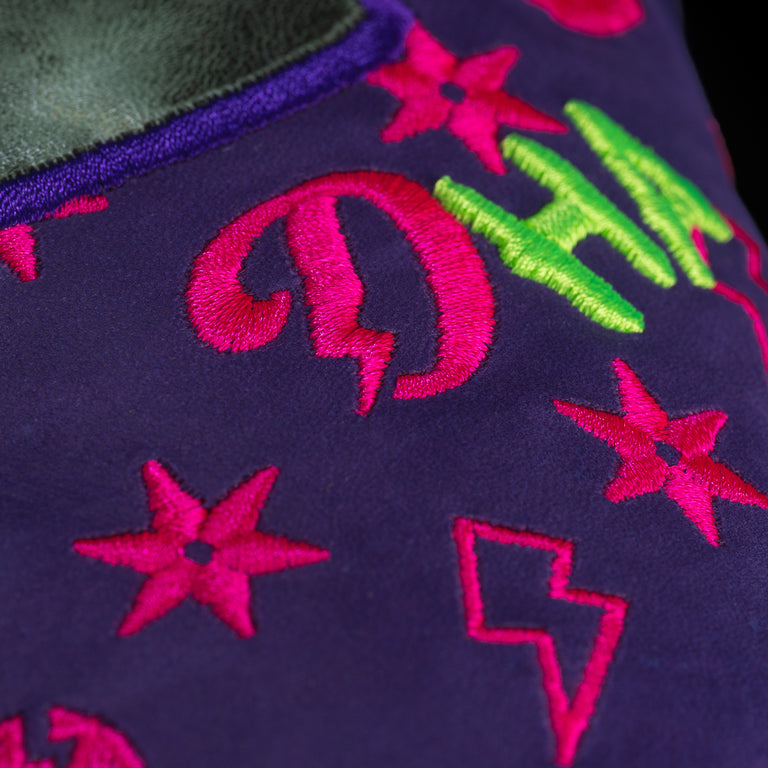 Real Defaced DGAP Skulls Purple 2pc set