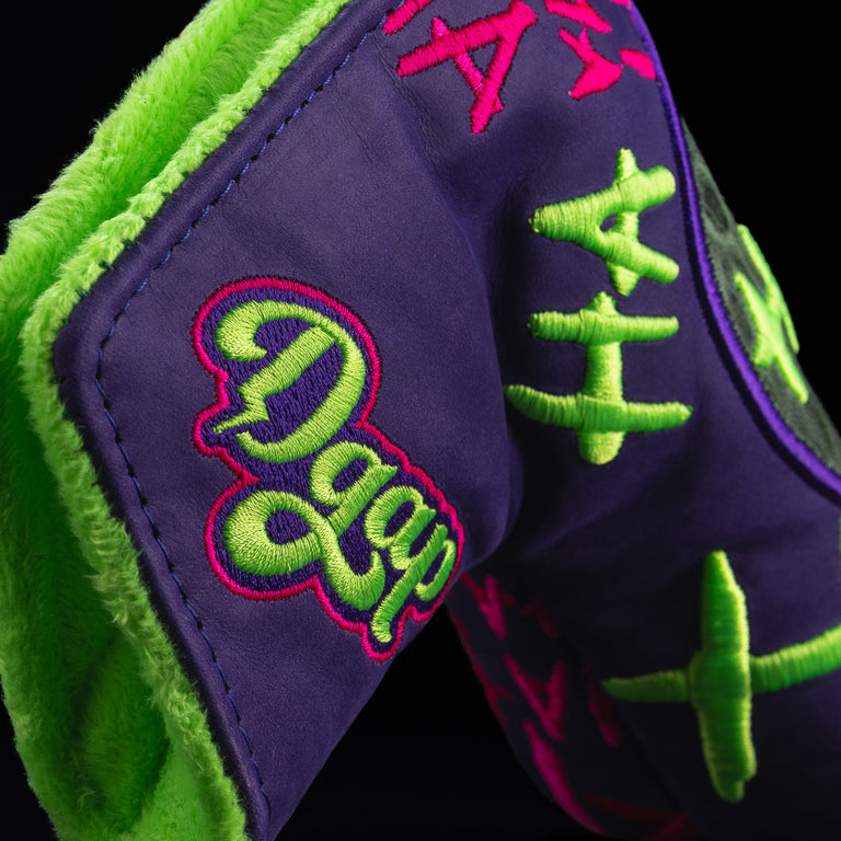 Real Defaced DGAP Skulls Purple Blade Cover