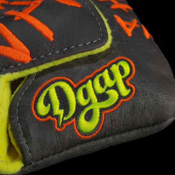 Real Defaced DGAP Skulls Orange Mallet Cover