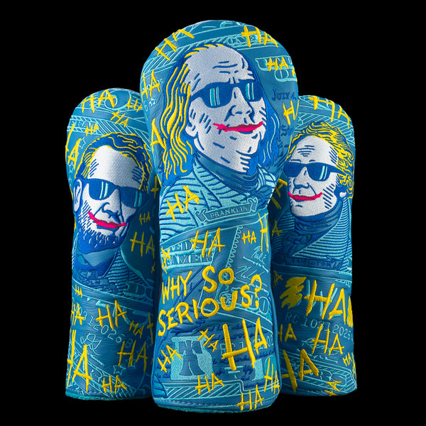 Real Defaced Presidents Blue 3pc Set