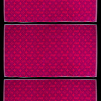 Swag Purple Defaced Monogram Haha Towel