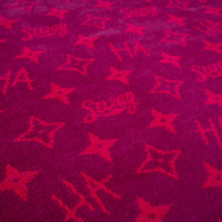 Swag Purple Defaced Monogram Haha Towel