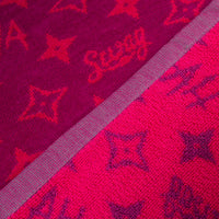 Swag Purple Defaced Monogram Haha Towel