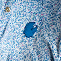 DGAP SKULL LOGO POLO