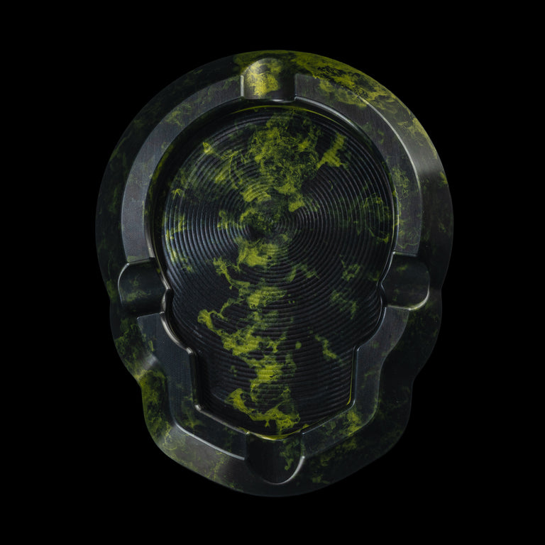 DGAP ANODIZED SKULL CIGAR ASHTRAY #1
