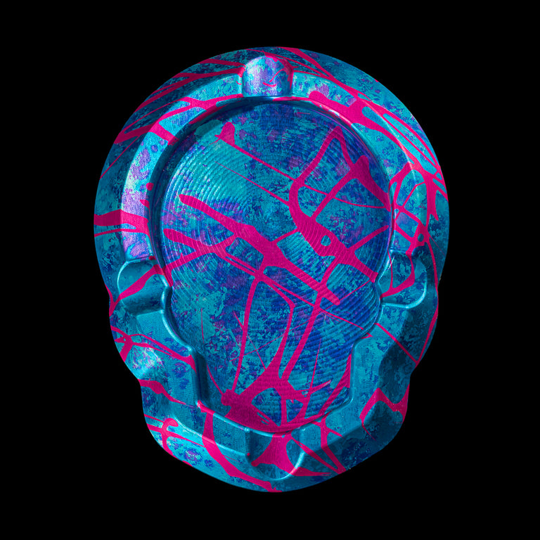DGAP ANODIZED SKULL CIGAR ASHTRAY #3