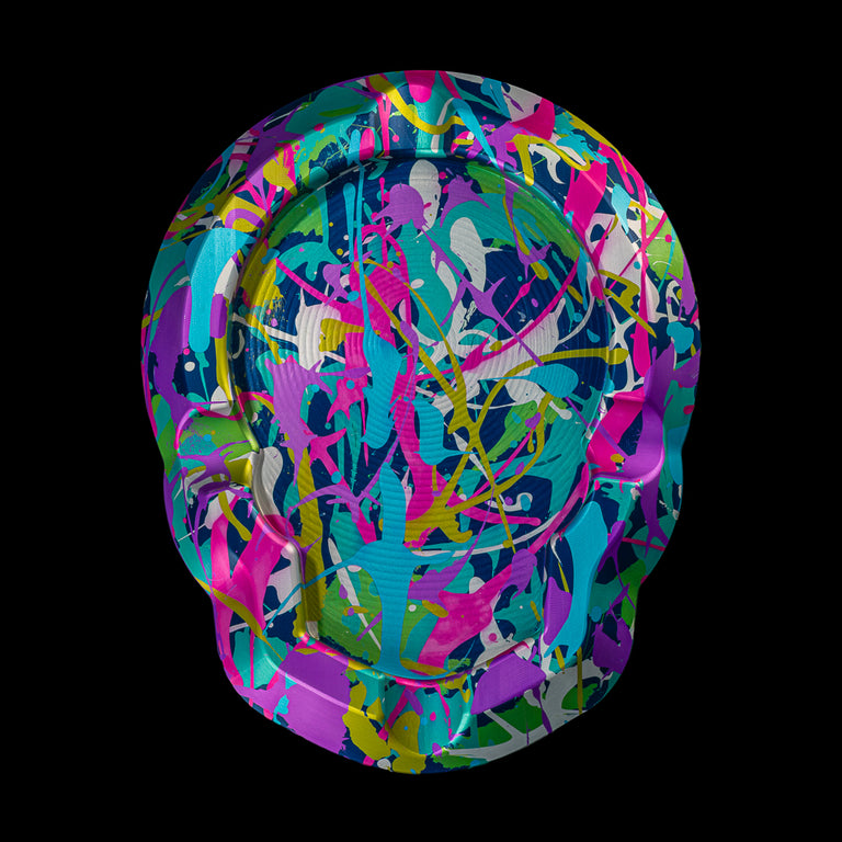 DGAP ANODIZED SKULL CIGAR ASHTRAY #4