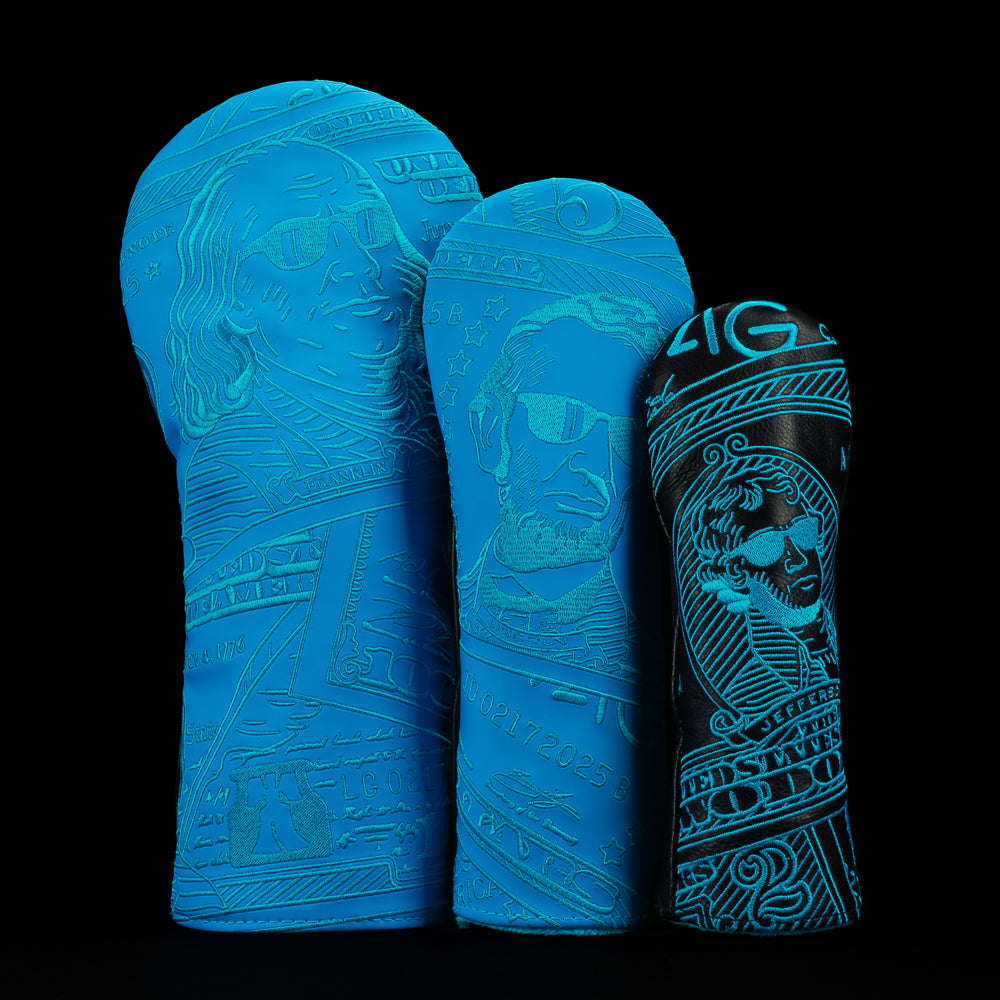 REAL BLUE NEON PRESIDENTS 3PC SET