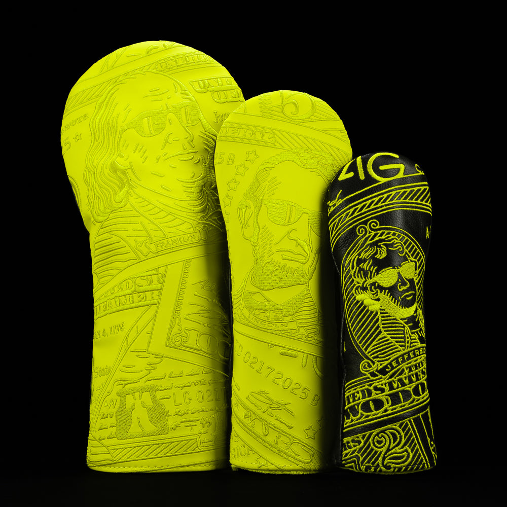 REAL YELLOW NEON PRESIDENTS 3PC SET