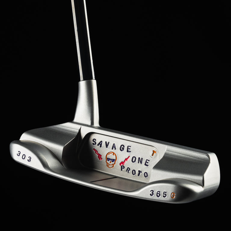 DGAP Savage One prototype stainless steel golf putter made in the USA.