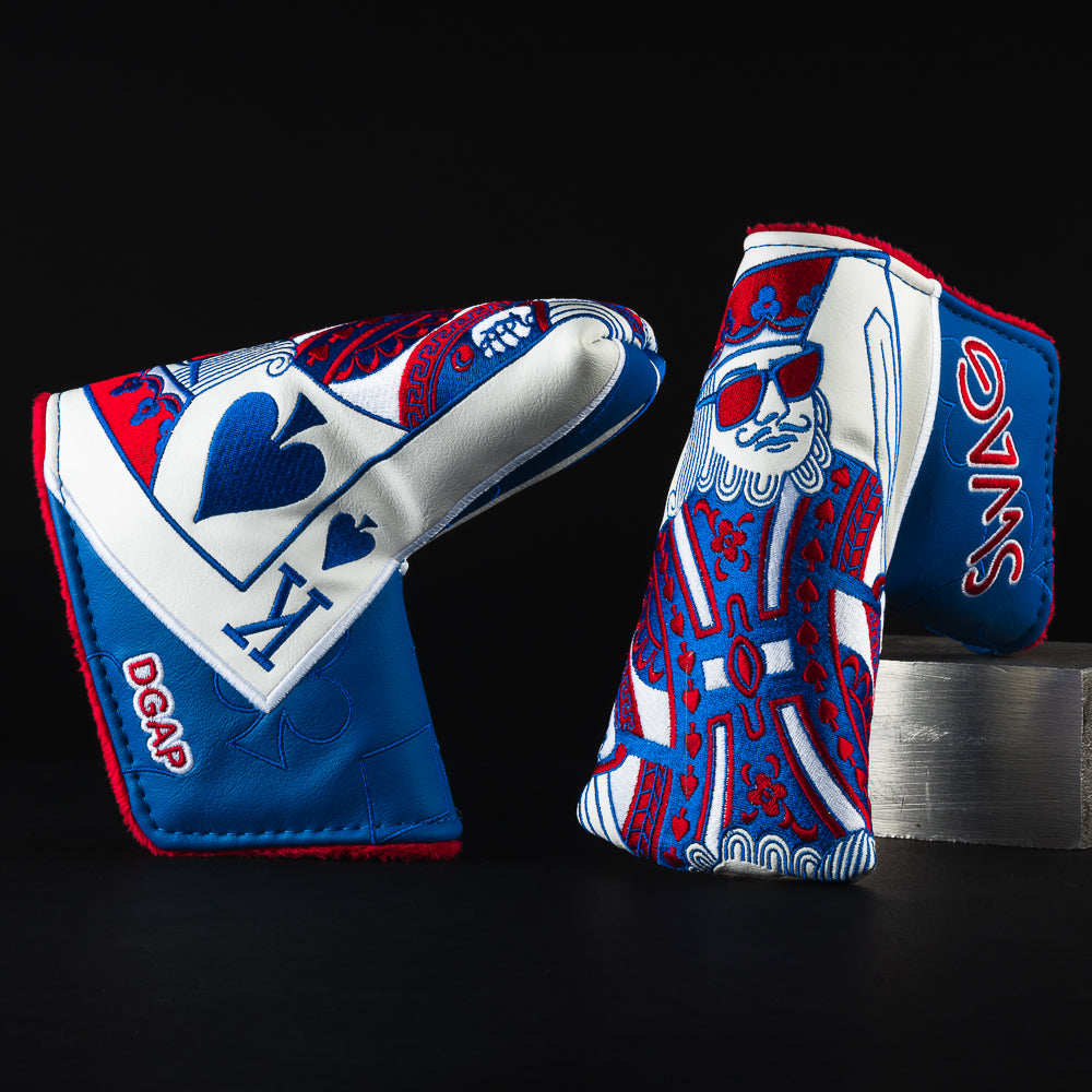 RED WHITE AND BLUE KING BLADE COVER