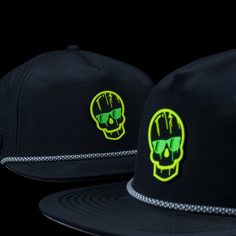 MELIN CORONADO DRIPPING SKULL BLACK SNAPBACK HAT CLASSiC FIT