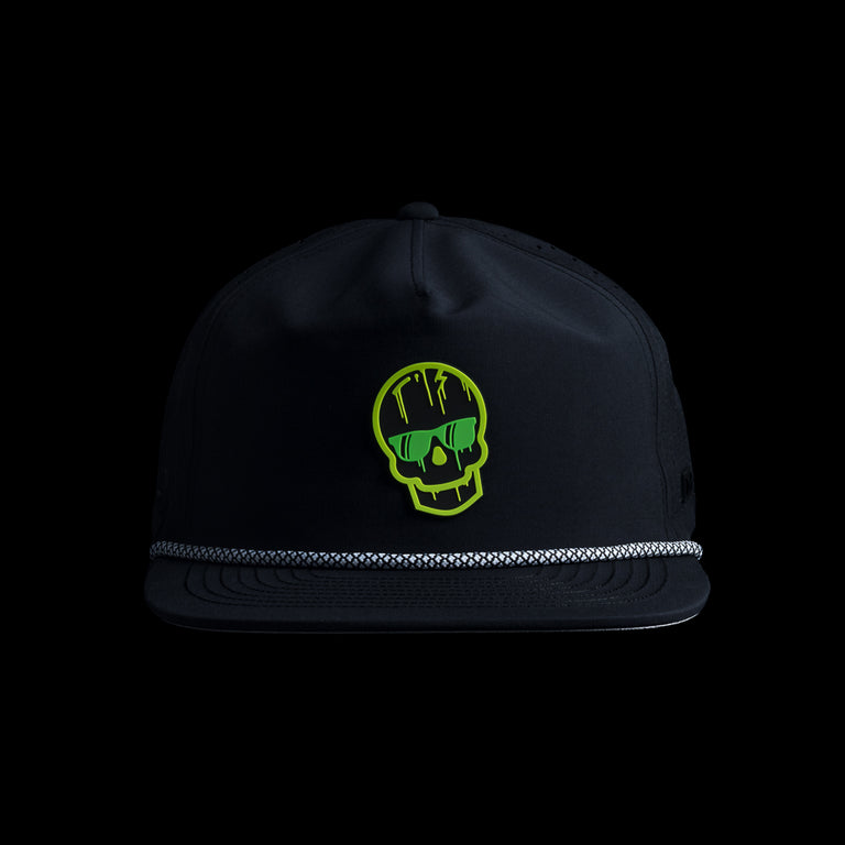 MELIN CORONADO DRIPPING SKULL BLACK SNAPBACK HAT CLASSiC FIT