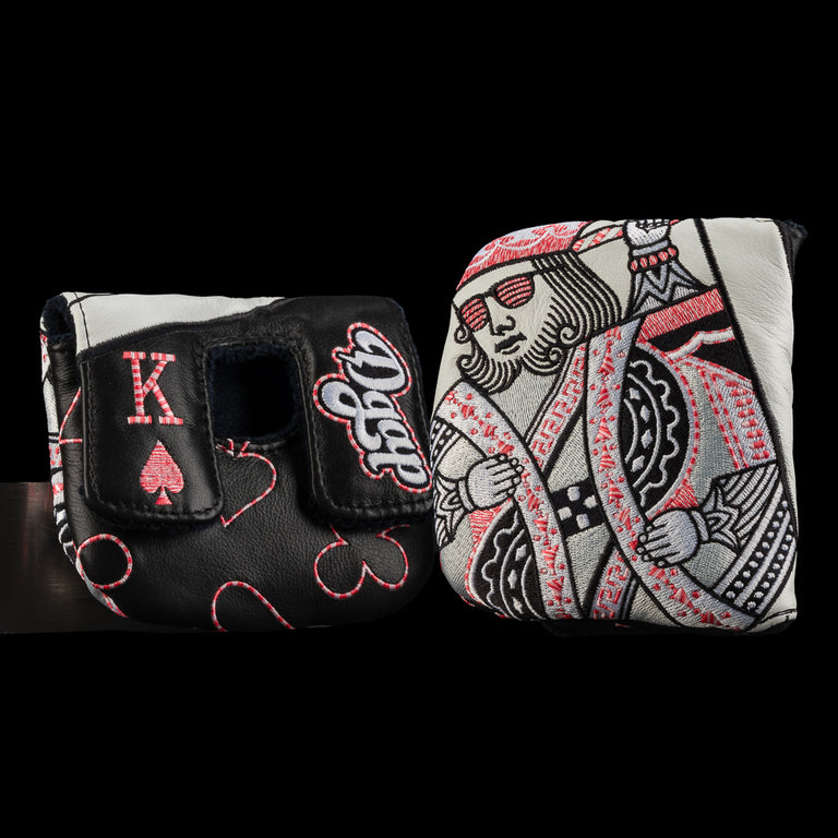 CANDY CANE SUICIDE KING SMALL CENTER SHAFT MALLET COVER