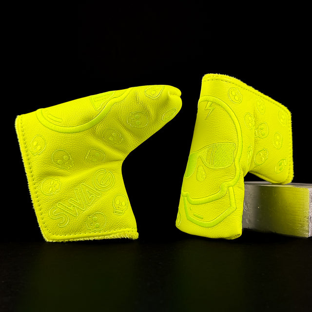 REAL NEON YELLOW SKULL BLADE COVER