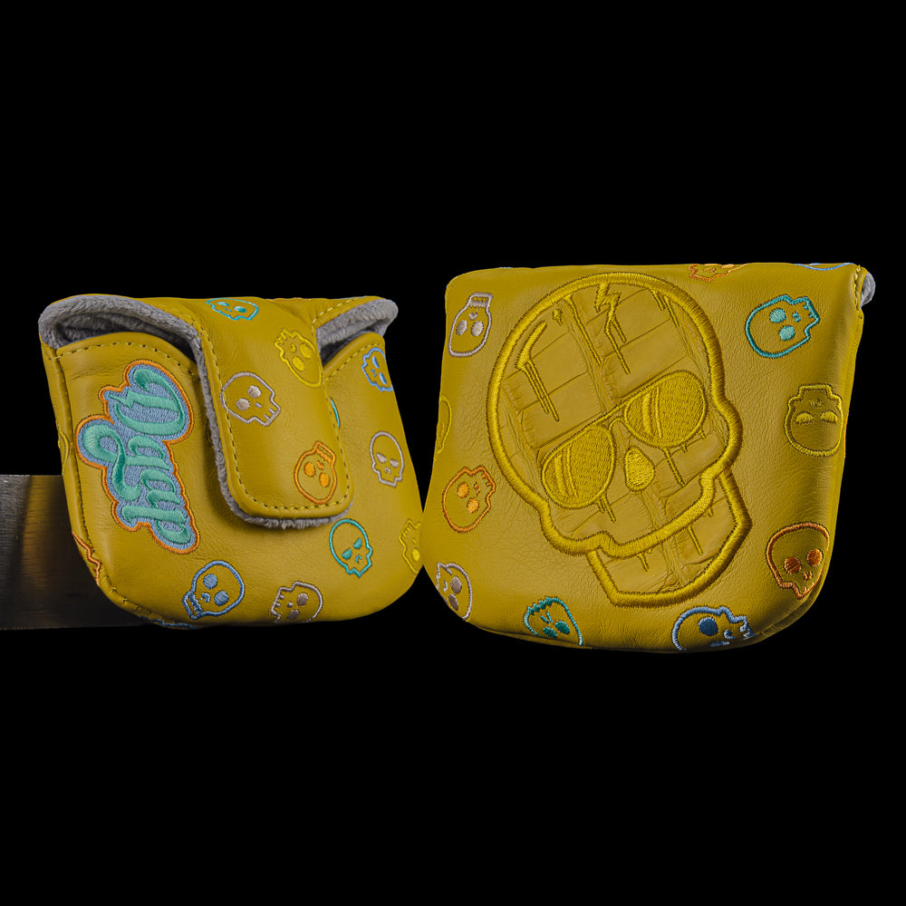 REAL DEAL YELLOW SKULL MALLET COVER