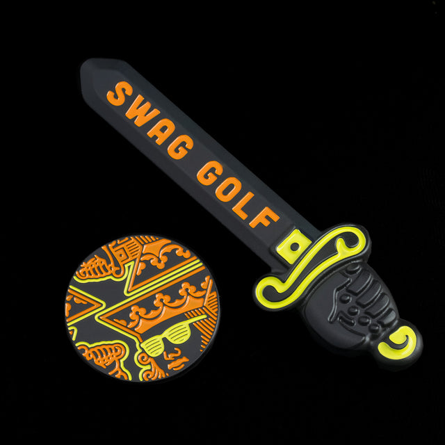 THE KINGS SWORD DIVOT TOOL YELLOW