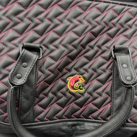 DGAP QUILTED LEATHER DUFFEL BAG