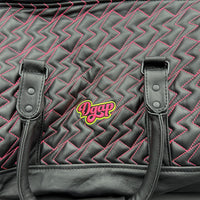 DGAP QUILTED LEATHER DUFFEL BAG