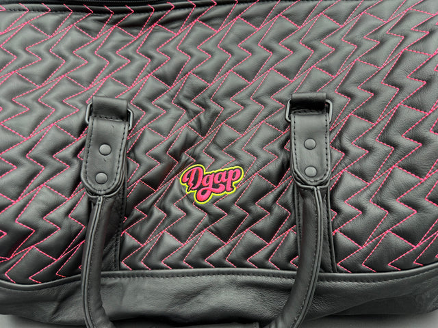 DGAP QUILTED LEATHER DUFFEL BAG