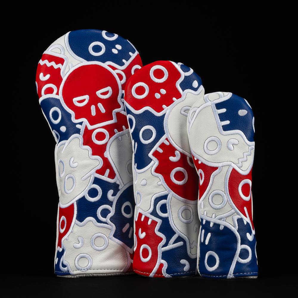 AMERICANA REAL FORE-GOTTON SKULLS 3PC SET