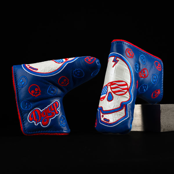 REAL DEAL BLUE AMERICANA SKULL BLADE COVER