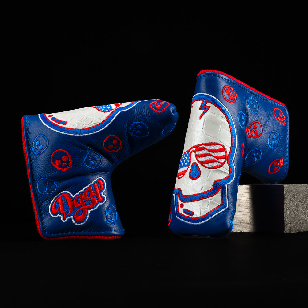 REAL DEAL BLUE AMERICANA SKULL BLADE COVER