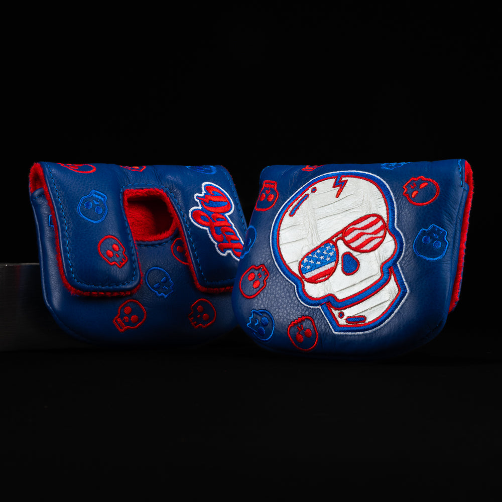 REAL DEAL BLUE AMERICANA SKULL SMALL CENTER SHAFT